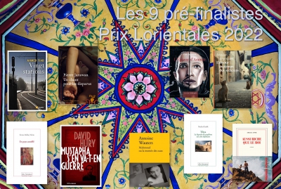 Les 9 romans pré finalistes du Prix Lorientales 2022