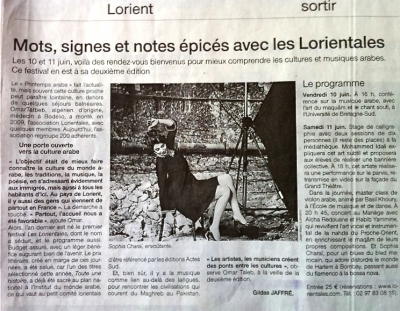 Ouest France 6 juin 2011